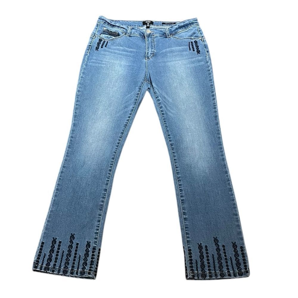 Jones‎ New York Signature Women's Madison Slim Ankle Denim Jeans, Size 12